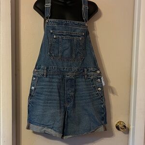 American Eagle Outfitters Blue Denim Overalls